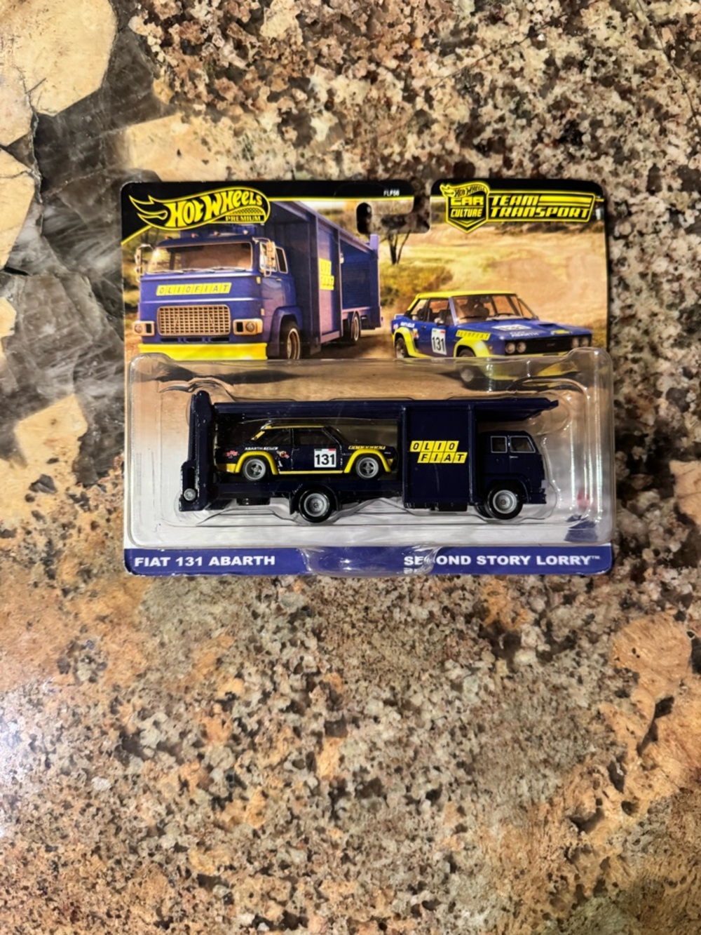 Hot Wheels Premium Team Transport Fiat 131 Abarth Second Story Lorry #62